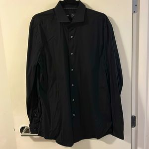 Men’s XL black Hugo Boss dress shirt
